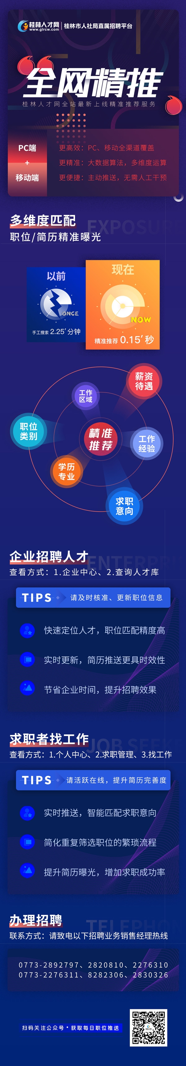 精准推荐功能已在桂林人才网APP上线！请及时更新APP版本