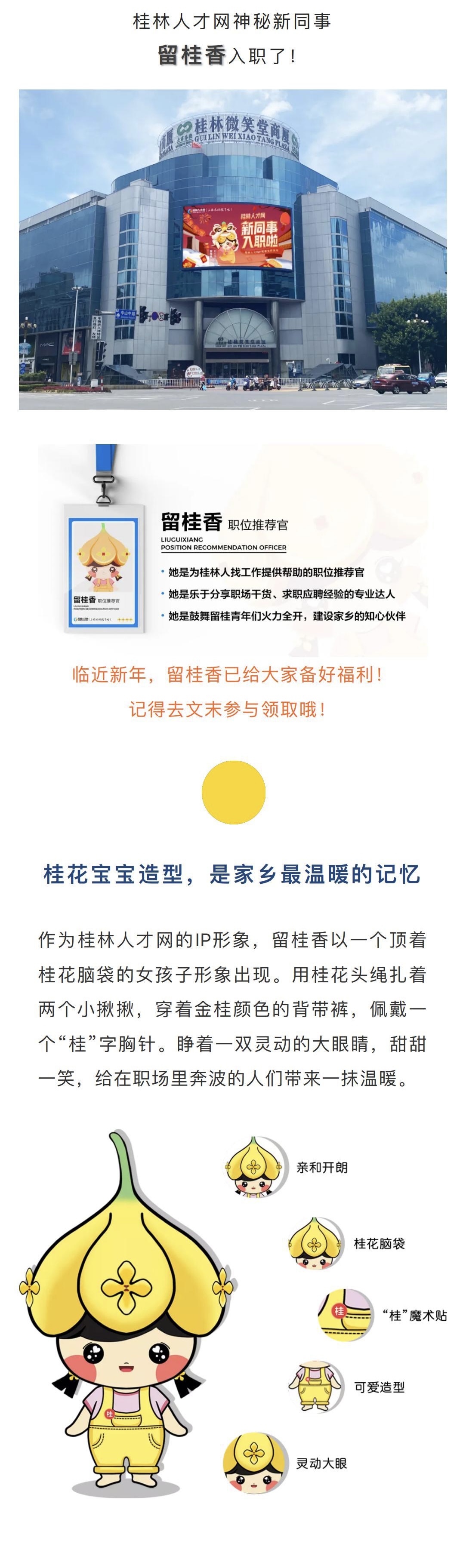 新同事入职啦！桂林人才网IP形象全新发布